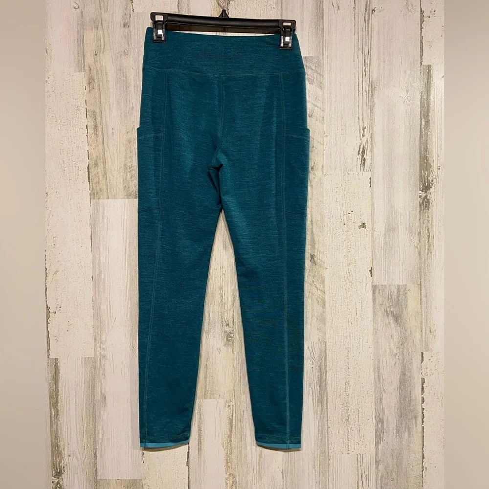 NWT Vineyard Vines Deep Juniper Heathered Performance Leggings Small